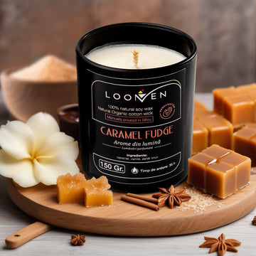 Lumânare parfumată Caramel Fudge