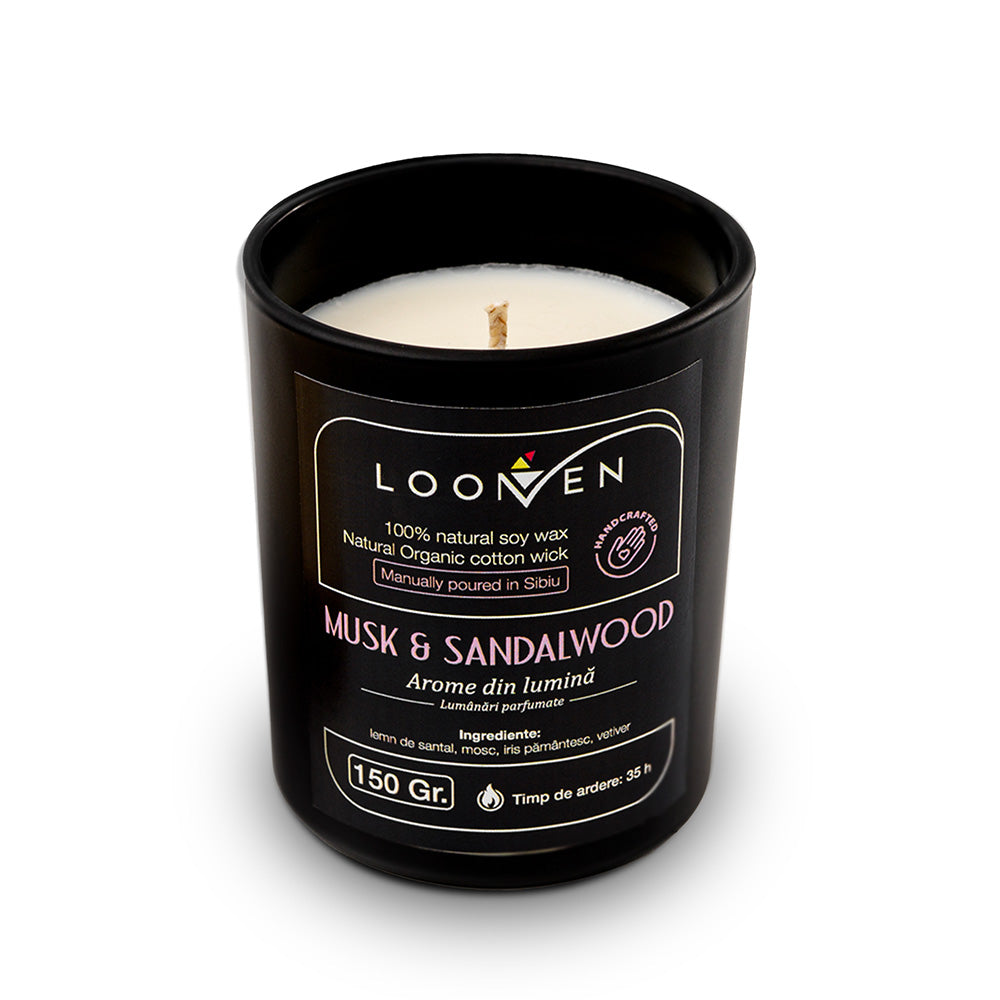 Lumânare parfumată Musk & Sandalwood